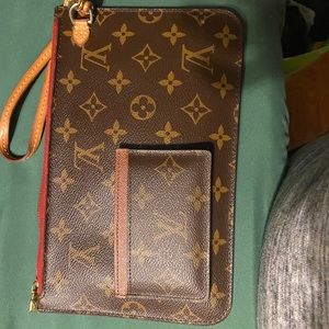 Louis Vuitton wristlet and card holder